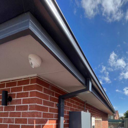 Roof leak repair work