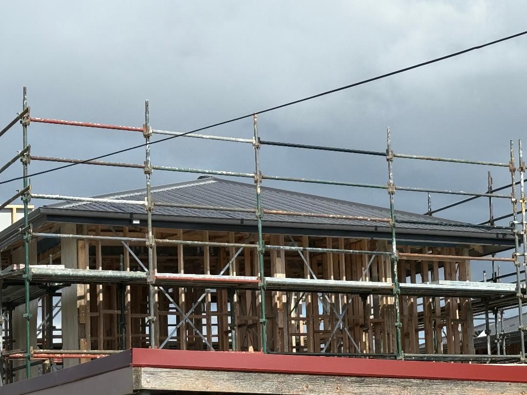 Metal roof replacement project